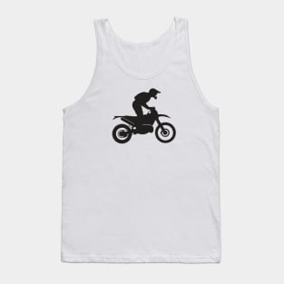 Trail Rider Silhouette Black Tank Top